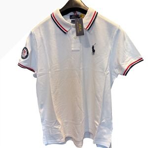 Polo Ralph Lauren Mens Team USA Olympic 2020 Games Polo Shirt White Custom